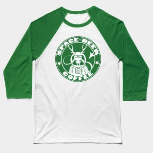 Space-Deer Coffee Baseball T-Shirt